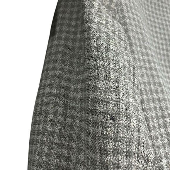 Casual Corner Gray Grey Gingham Pant Pants Suit Women’s Size 10 - Picture 7 of 7